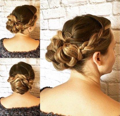 Cat did this updo for a gala I went to