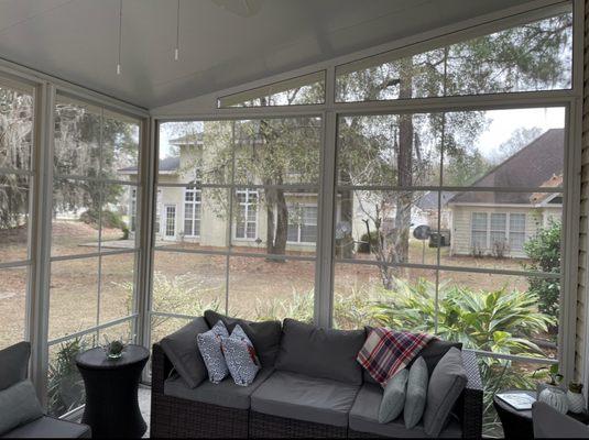 Vinyl Porch Panel Windows in Savannah in 2022