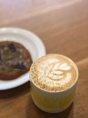 Yuzu & Salt latte + Choco Chip Sea Salt Cookie