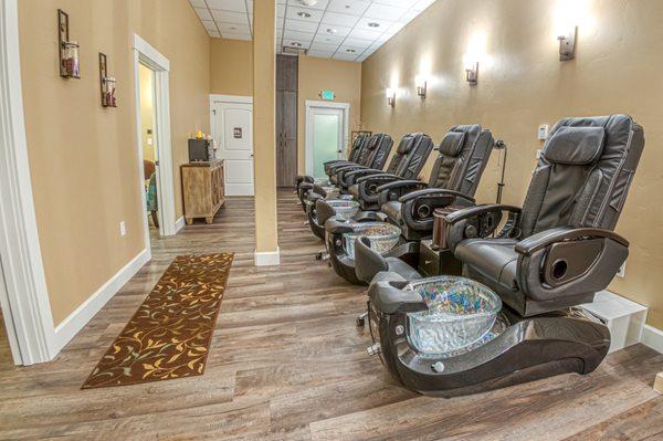 Avalon Salon & Spa pedicure area