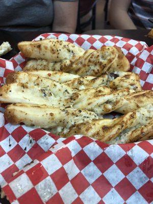 Sometimes bread sticks seem redundant at a pizza joint, but don't miss these at Pizza Xpress