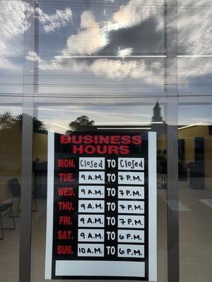 Business Hours