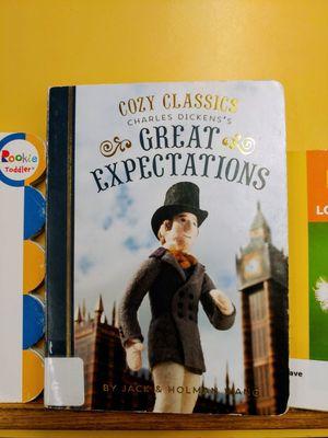 Great Expectations the board book. For the advanced two year old.