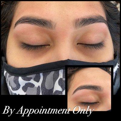 Brows done by Sukhi. Walk ins are welcome!