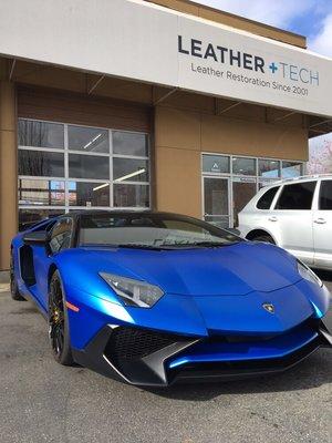 Special edition Lamborghini at our location.