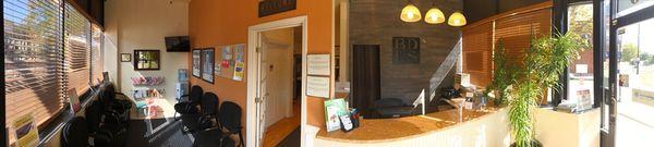 Panoramic view of our front office