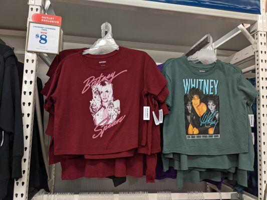 Britney and Whitney t-shirts