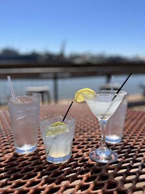 Mexican mule and lemon drop