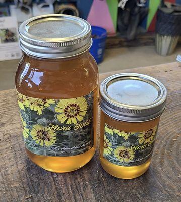 Honey from our own hives on site.