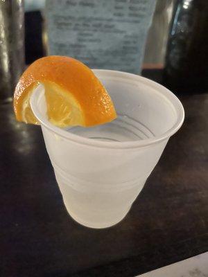 Milagro silver shot with orange peel