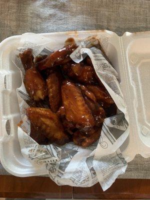 12 bbq wings