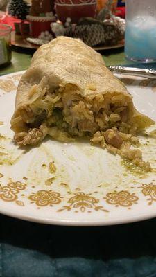 Chile Verdi Burrito