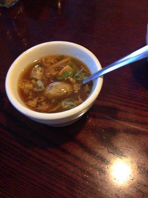 Great hot and sour soup