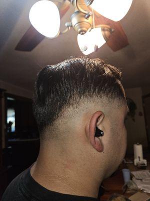 Bad fade, asked for low mid fade.