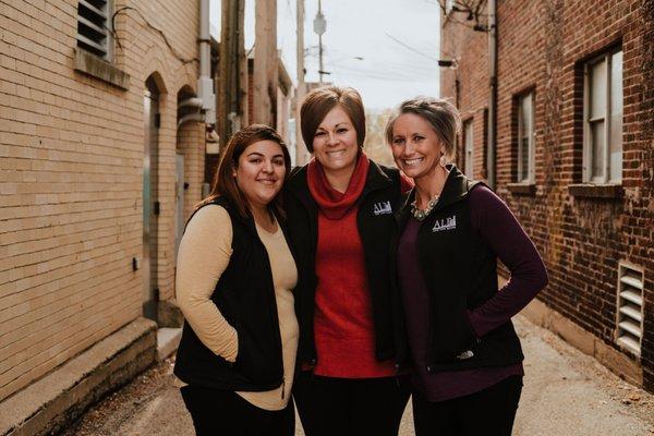 Jasmine, Kelsey and Liz, just a few of our funding team at ALB!