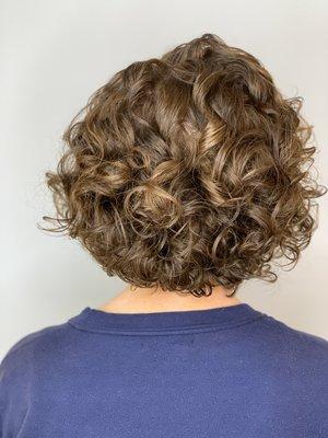 Curly cut by Jaime Jean