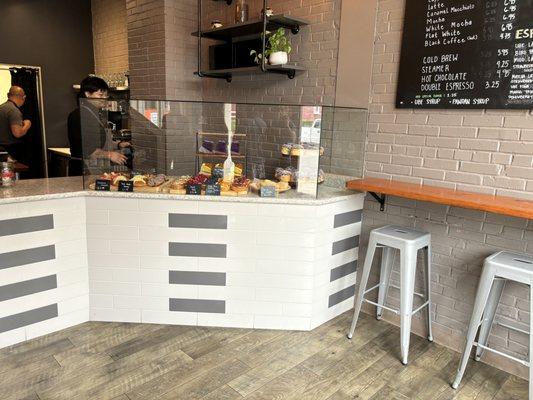 Main entrance to order pastries and coffee