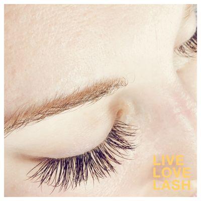 Classic eyelash extensions