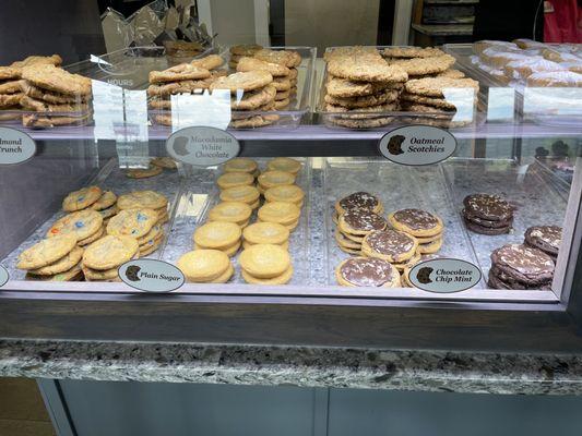 Display of cookies