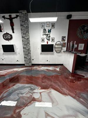 Epoxy floor