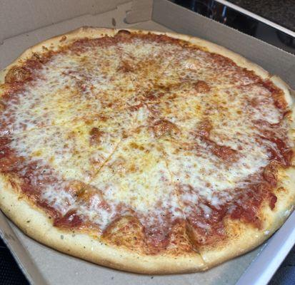 Large cheese pizza