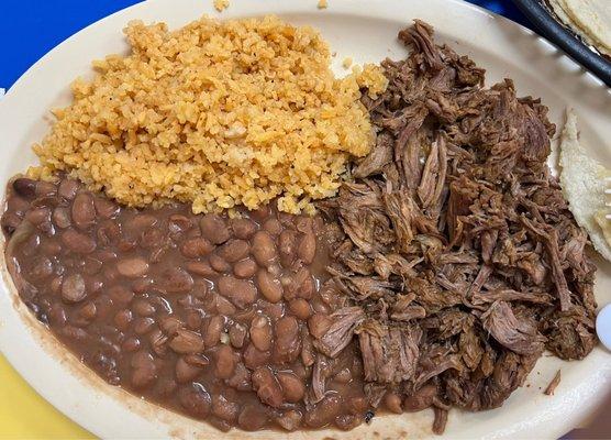 Barbacoa, Beans and Rice