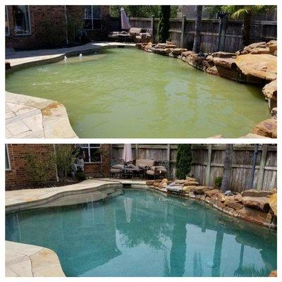 Before and after Harvey