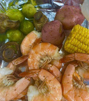 Shrimp boil Fridays only