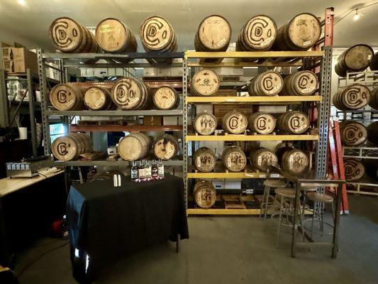 Barrel room