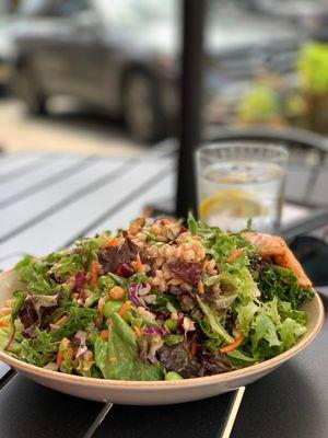 Edemame Crunch Salad - don't underestimate this dense, flavorful dish. So yummy!!