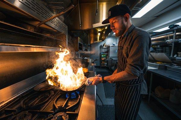 Behind the Scenes with Chef at Cabin Juice Elevated Eatery & Bar