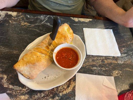 Hema's Chicken Stromboli