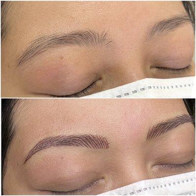 Digital Microblading = No cutting or trauma to the skin