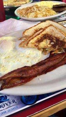 Bacon and eggs plate