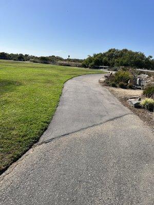 Beautiful trails for walking, running, etc. leads to beach