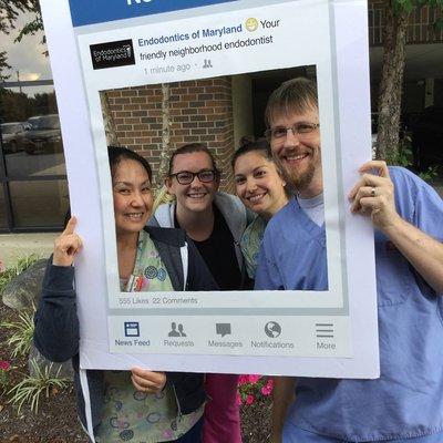 When our friends at Endodontics of Maryland treated us to a summer surprise visit :)