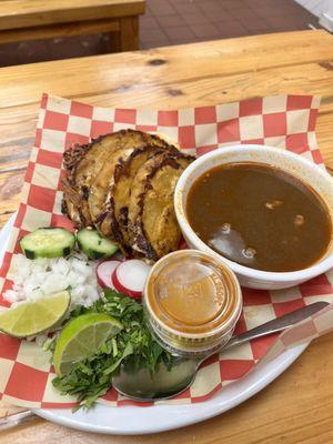 Birria tacos.