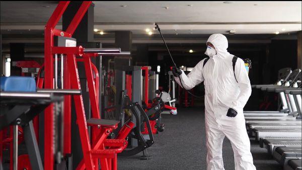 Disinfecting a Gym Cleaning and Sanitization Services