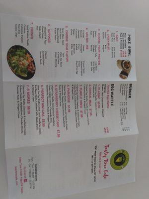 Menu flipside