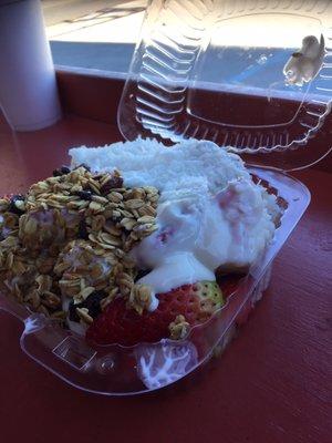 Fresas con crema