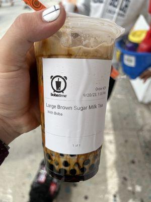 Brown sugar milk tea  9/10