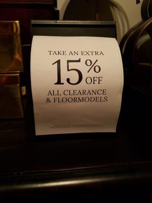 15% off