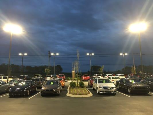 Local Car Dealership Shines with LED Lights