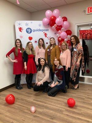 Our Staff at our annual Sweetheart Dance