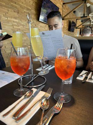 Spritz & mimosa flight