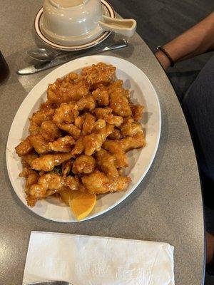 Lunch special Orange Chicken