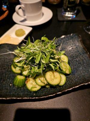 Delicious cucumber salad