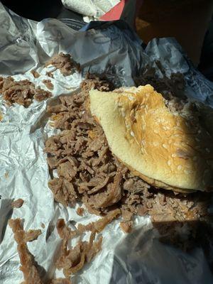 The last time I ate an Arby's roast beef sandwich it didn't look like this.