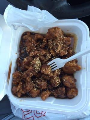 Big order of sesame chicken!