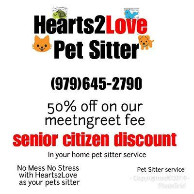 We now off senior citizens discounts on our meetngreet fee